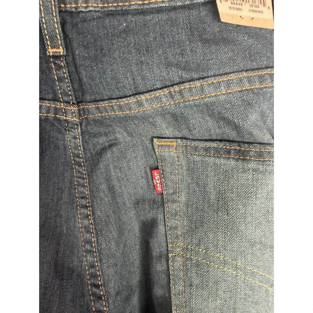 Levi's 541 Athletic Taper Jeans Mens 48x30 Stretch Dark Wash NWT